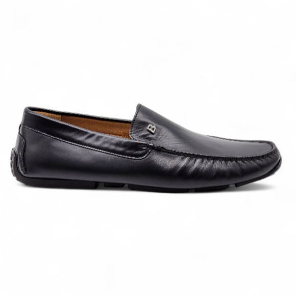 Bally Men’s Leather Driver Loafers Black UK 12 US 13 EU 46 - New $620 - Picture 3 of 10
